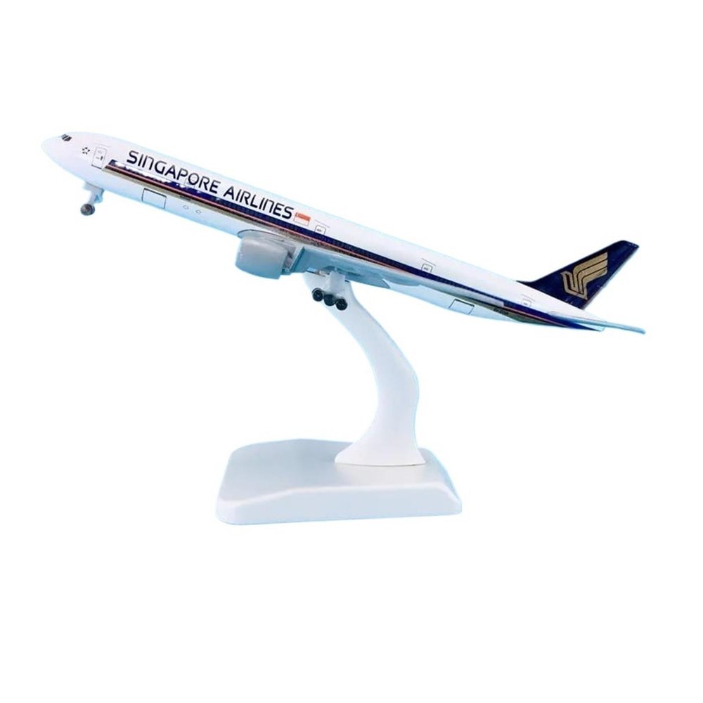 ALHROEUO Miniature Scale 1 400 for B777-300er Alloy Die-cast Airplane Model Desktop Decorations Collector's Edition Flying Toy Game Kits