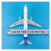 ALHROEUO Miniature Scale 1:300 for A320neo Alloy Die-cast Airplane Model Desktop Decorations for Collections Flying Toy Game Kits view 4