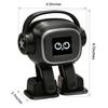 AI chatbot Robot Companion and smart Interactive Toy Featuring Voice Chat, Facial Expressions, Dancing and Music, Complete with a complimentary OutfitMaking it the Ideal Gift (Black) view 4