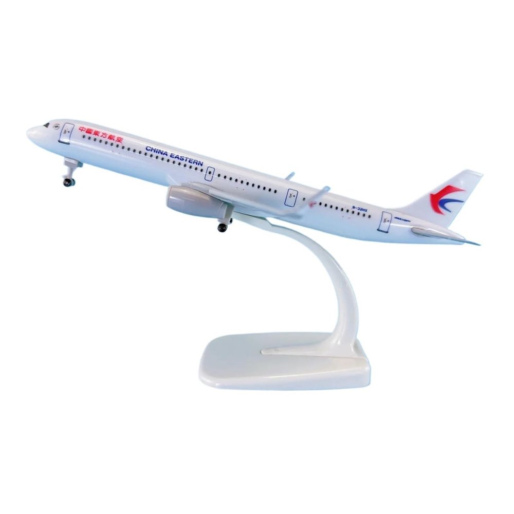 ALHROEUO Miniature Scale 1:220 for A321neo Alloy Die-cast Airplane Model Desktop Decorations Collector's Edition Flying Toy Game Kits