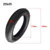 255x55 Replacement Tires & Inner Tubes for Children's Three-Wheel Scooters, Baby Push Stroller Accessories, Durable Rubber Material Tire view 2