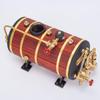 Steam Boiler Model Kit, WS100XL 1000mL Horizontal Copper Double Combustion Tube Steam Boiler with Dual Safety Valve for Single/Double/Triple-Cylinder Steam Engines & 1.0-1.5m Model Ships view 2
