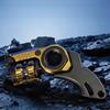Stainless Steel Fidget Toy for Adults, Magnetic EDC Spinner with Smooth Rotation, Premium Metal Desk Gadget for Stress Relief & Focus, Pocket Anti-Anxiety Toy for Men & Women (Black Gold + Gunstock) view 1