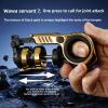Stainless Steel Fidget Toy for Adults, Magnetic EDC Spinner with Smooth Rotation, Premium Metal Desk Gadget for Stress Relief & Focus, Pocket Anti-Anxiety Toy for Men & Women (Black Gold + Gunstock) view 3