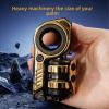 Stainless Steel Fidget Toy for Adults, Magnetic EDC Spinner with Smooth Rotation, Premium Metal Desk Gadget for Stress Relief & Focus, Pocket Anti-Anxiety Toy for Men & Women (Black Gold + Gunstock) view 4