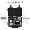 Lito X1/Lito 1 Case, Waterproof Hard Carrying Case for DJI Lito X1/Lito 1 Fly More Combo Accessories, Fit for DJI RC 2/RC-N3 Remote Controller, Charging Hub, Batteries and Accessories (Black) view 2