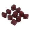 10Pcs Table Game Dice D10 Multi-Faceted Acrylic Party Favor Board Lovers Kit view 1
