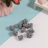 10Pcs Table Game Dice D10 Multi-Faceted Acrylic Party Favor Board Lovers Kit view 3
