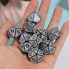 10Pcs Table Game Dice D10 Multi-Faceted Acrylic Party Favor Board Lovers Kit view 4