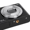 48MP Digital Camera with 2.7K Video, 2.4 Inch IPS Screen, 8X Digital Zoom Autofocus Portable Camera for Kids and Students, Built - in Fill Light, Supports 128GB SD Card (Black) view 2
