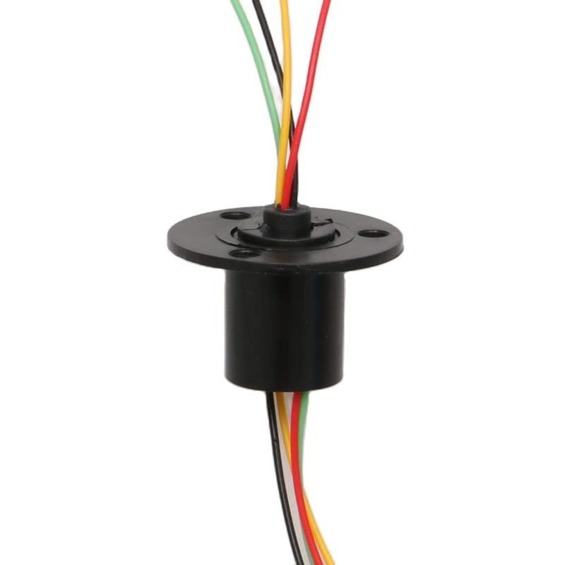 2/4/6/8/12/18 Channel Micro Rotate Slip Ring 2A Diameter 12.5mm for RC Excavator Model DIY PTZ Gimbal Electric Collector Rings(Dia.12.5mm 4CH 2A)