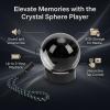 YUEHISY Crystal Ball Video Player for Gifts, Memory Sphere Orb with 4GB Uploadable Photos, 7cm, 3H Play, Touch Play for Home Decor view 2