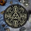 Constellations Astrology Pendulums Mat Tarots Rubber Tablecloth Desk Decoration Card Pad Pendulums Ceremony Mat Rubber Tablecloth view 4