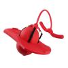 Children Jumping Ball, Kids Hopping Ball Toy with Non - Slip Pedal and Sponge Handle Rope, Inflatable Bounce Space Ball for Ages 4+, Includes Inflator and PVC Ball (Red) view 2