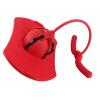 Children Jumping Ball, Kids Hopping Ball Toy with Non - Slip Pedal and Sponge Handle Rope, Inflatable Bounce Space Ball for Ages 4+, Includes Inflator and PVC Ball (Red) view 3