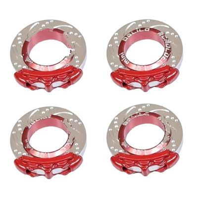 RC Cars Spare Parts Compatible with Wltoys K969 K989 for MINI-Q for MINI-Z for MINI-D 1/28 RC Drift for Touring Car Parts 4Pcs Metal Brake Caliper Disc