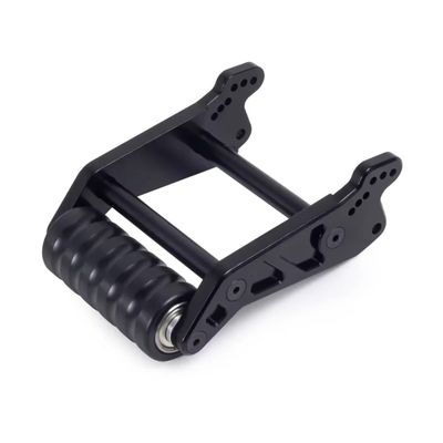RC Modifications Spare for Losi for LMT 4WD 1/8 Solid Axle 1pc Metal Adjustable Wheelie Bar Anti Roll Wheel Upgrade Parts RC Monster Truck RTR Grave Digger(Black)