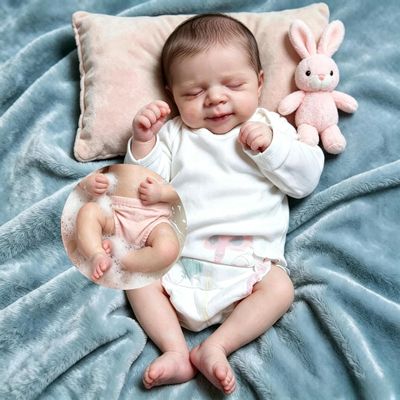 Anano 19 Inch Lifelike Reborn Baby Doll for Kids Age 3+