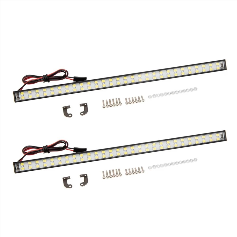 RC Lighting Kit for Axial SCX6 for JLU 1/6 2set 227mm 56 Superbright Roof Light Bar RC Crawler Car Upgrade Accessories Replacement Parts