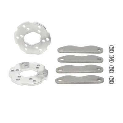 RC Modifications Spare Compatible with ZD for Racing EX-07 DBX-07 EX07 DBX07 8548 1/7 RC Car Upgrade Parts Metal Brake Disc and Pad Set