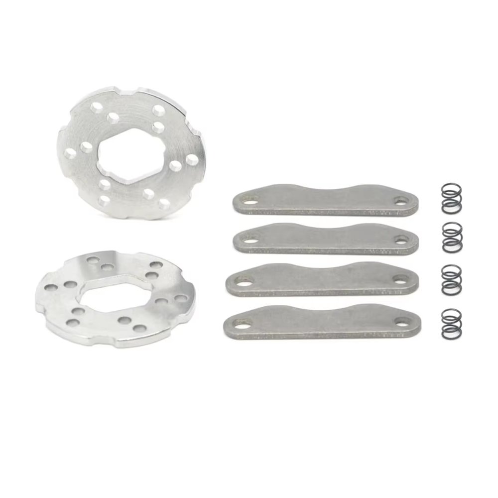 RC Modifications Spare Compatible with ZD for Racing EX-07 DBX-07 EX07 DBX07 8548 1/7 RC Car Upgrade Parts Metal Brake Disc and Pad Set