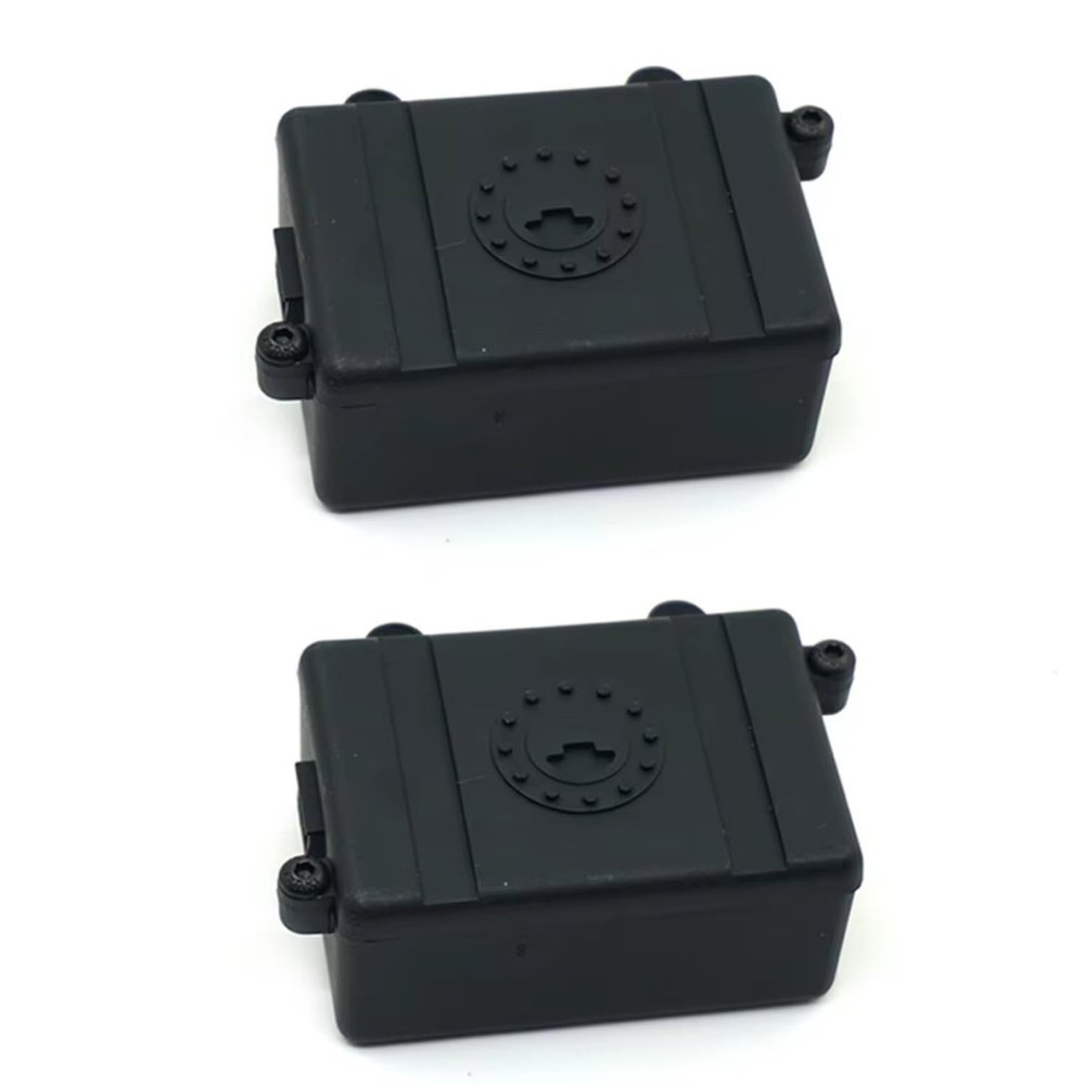 RC Upgrades Models for AXSPEED for TRX4 for SCX10 90027 90046 D90 1/10 Receiver Waterproof Box RC ESC Dustproof Protector Crawler Car(2PCS)