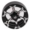 1.9in RC Beadlock Wheel Rims, Aluminum Alloy Beadlock Wheel Rim Set with Reusable Hub, Precision Replacement for Traxxas Axial SCX10 HSP HPI view 2