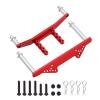 RC Car Replacement for Traxxas for Slash 2WD for Rustler for Stampede for VXL 1/10 Metal Front and Rear Body Mounts with Struts RC Car Upgrade Parts(Red) view 2
