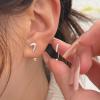 Question mark, exclamation mark, asymmetrical earring view 3