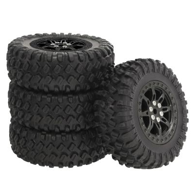 RC Car Replacement for WPL C14 C24 C34 B14 B24 for Feiyu for JJRC 4PCS Plastic Clamp Tire Hub Inner Cotton Tire 70mm Inner Diameter 5mm RC Car Parts(Black,C)