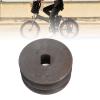 Double Groove Metal Motor Belt Pulley, H Hole 12x17mm Steel Pulley for Brushed Brushless DC Motor, Precision Drive Component with 66mm Diameter for Motor System view 3