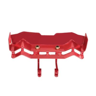 RC Car Parts for MJX 1/14 14209/14210 Metal 27g Aluminum Alloy Rear Wing Spoiler Rc Car Tracked Vehicles Parts Accessories and Upgrades Replacement(Red)