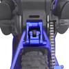 RC Spare Part Compatible with LOSI for Promoto for MX 1/4 RC Motorcycle with Enlarged Bearings Steering Servo Mount Rear Shock Absorber Support Tie Rod(Blue) view 2
