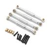 RC Car Parts for FMS for FCX18 for LC80 1/18 Metal Lower Links Remote Control Car Tracked Vehicles Parts and Accessories Upgrades Replacements(Silver) view 1