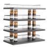 1:64 Scale 4-Tier Diorama Parking Lot Model, Modern Garage Car Model Display Stand with Acrylic, Solid Wood, for Toy Cars, Toys Car Garage view 1