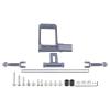 SKDUBRW RC Car Assortment for VP VS4-10 1/10 RC Crawler Car Portal Axle Aluminum Alloy Bta Servo Mount Scale Hydraulic Steering Link Upgrade Kit(Gray) view 2