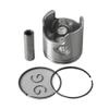 Piston Set with Rings Standard Size 68mm for M40D 40HP 3-Cylinder Marine Engines Compatible with Part Numbers 3C8-00001 3C8-00001-3 356-00011-1 and 779-9615 view 1