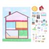 PinzqTrading Room Decor Felt Story Board Set, Felt Storytelling Board for Preschool Learning Activities, 40.16x29.53in Interactive Felt Board with 39 Furniture Pieces for Kids Age 3+ view 4