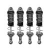 RC Car Accessories for MJX H16 16207 for WLtoys 144001 for MN128 MN86 MN86KS 1/16 1/12 4pcs Metal Shock Absorber Damper RC Car Upgrade Parts(Dark Grey) view 1