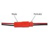 20pcs 24 AWG Plug Connector 2-pin Male Female Cable Suitable for L*/ED Light Strip Remote Control Toy Batter(10 Pairs JST-M-F-Red) view 4