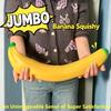 18" Banana Squishy Toy, 2026 New Jumbo Banana Squishy, Big Fruit Squishies Squeeze Fidget Toys for Office Home, for Anxiety Stress Party Favors (#2) view 4