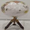 Antique Handicrafts Rotating World Globe with Tripod Stand Elegant Floor Standing Atlas Map, Decorative Home Office, Educational Geography Globe for Adults & Kids, Brown & White view 2