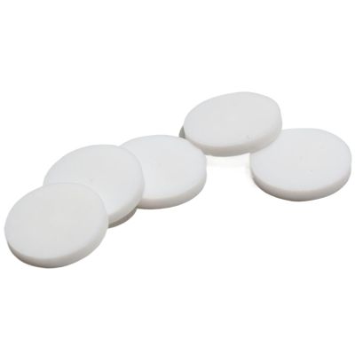 10/20/50pcs Thickness CS1.5mm PTFE Solid Disc/Round Gasket/Corrosion-Resistant Plastic King Blind Gasket Diameter 3~100mm(35x1.5mm(10pcs))