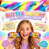 2-Pack Butter Squishy Stress Toy,2026 New Soft Novelty Toy,Realistic Butter Stick Fidget, Slow Rising Soft Squeeze Toy for Adults Stress Relief & Anxiety Relief (2PCS Butter Dazzling Colors) view 2