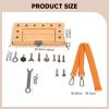 EHJRE Kids Nut Tool Box Toy Set Sturdy Early Education Tool Screwdriver Board Set view 2