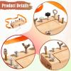 EHJRE Kids Nut Tool Box Toy Set Sturdy Early Education Tool Screwdriver Board Set view 3
