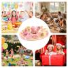 Kids Tea Party, Wooden Playset, 3.15 Inches Strong Gear with Imaginative Build, Supplies Adults Professionals, Compact Accessory for Home, Ideal Accessories for Holidays, New Years, and Thanksgiving view 3