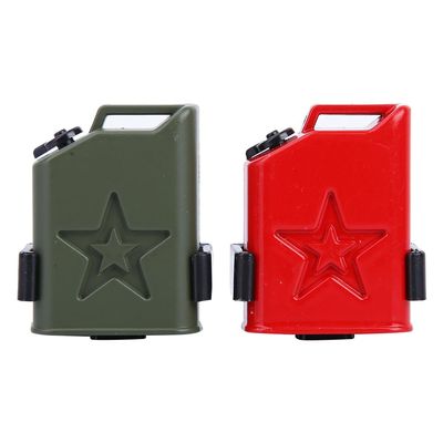 RC Car Fuel Tank Red Green Decor Simulated Accessory for 1/10 Climbing Car Model
