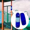 LeeQinersw Pretend Phone Toy Playground Telephone Kids Climbing Frame Accessory Outdoor Game Equipment Material Suitable for Children Playhouse Treehouse, Blue view 2