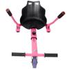 Hoverboard Seat Attachment Go-Kart, Fits 6.5" 8" 10" Hoverboards, Sturdy Adjustable Off-Road Frame, Hover Cart for Family Fun, Not Include Hoverboard (Pink) view 4
